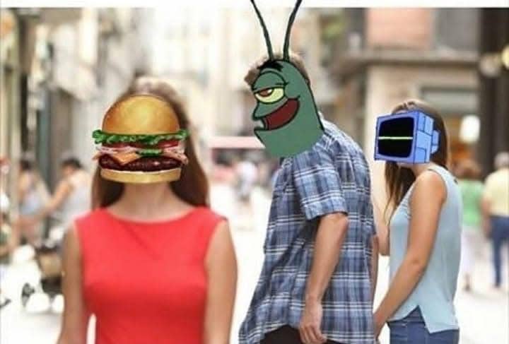 meme Plankton dan Karen
