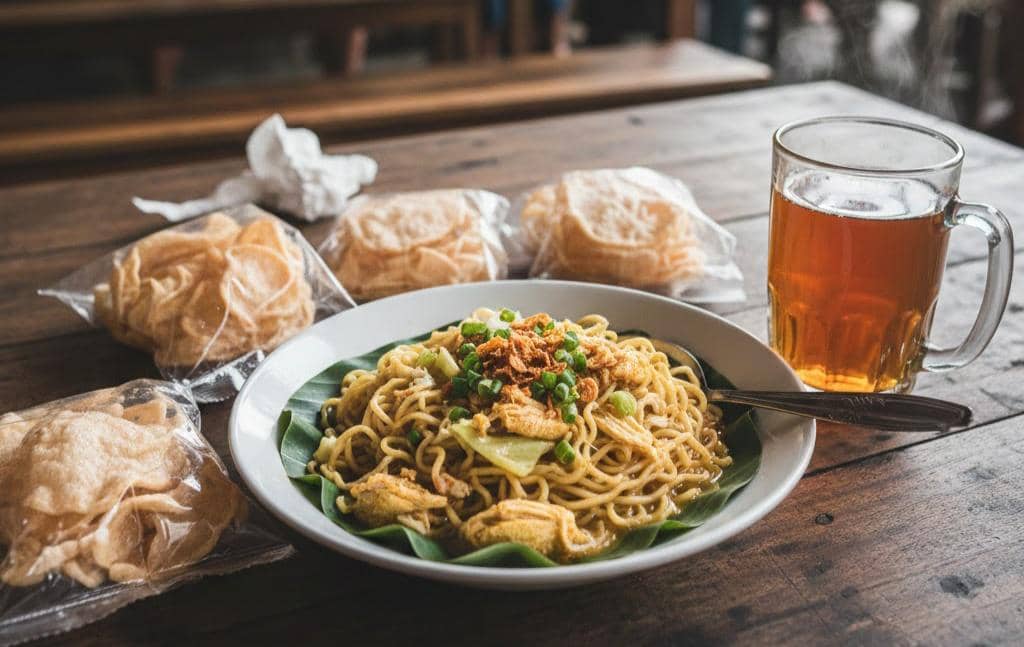 ilustrasi bakmi Jawa rebus