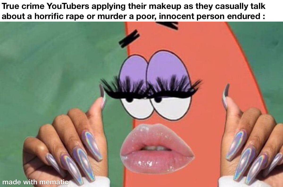 meme SpongeBob tentang YouTuber