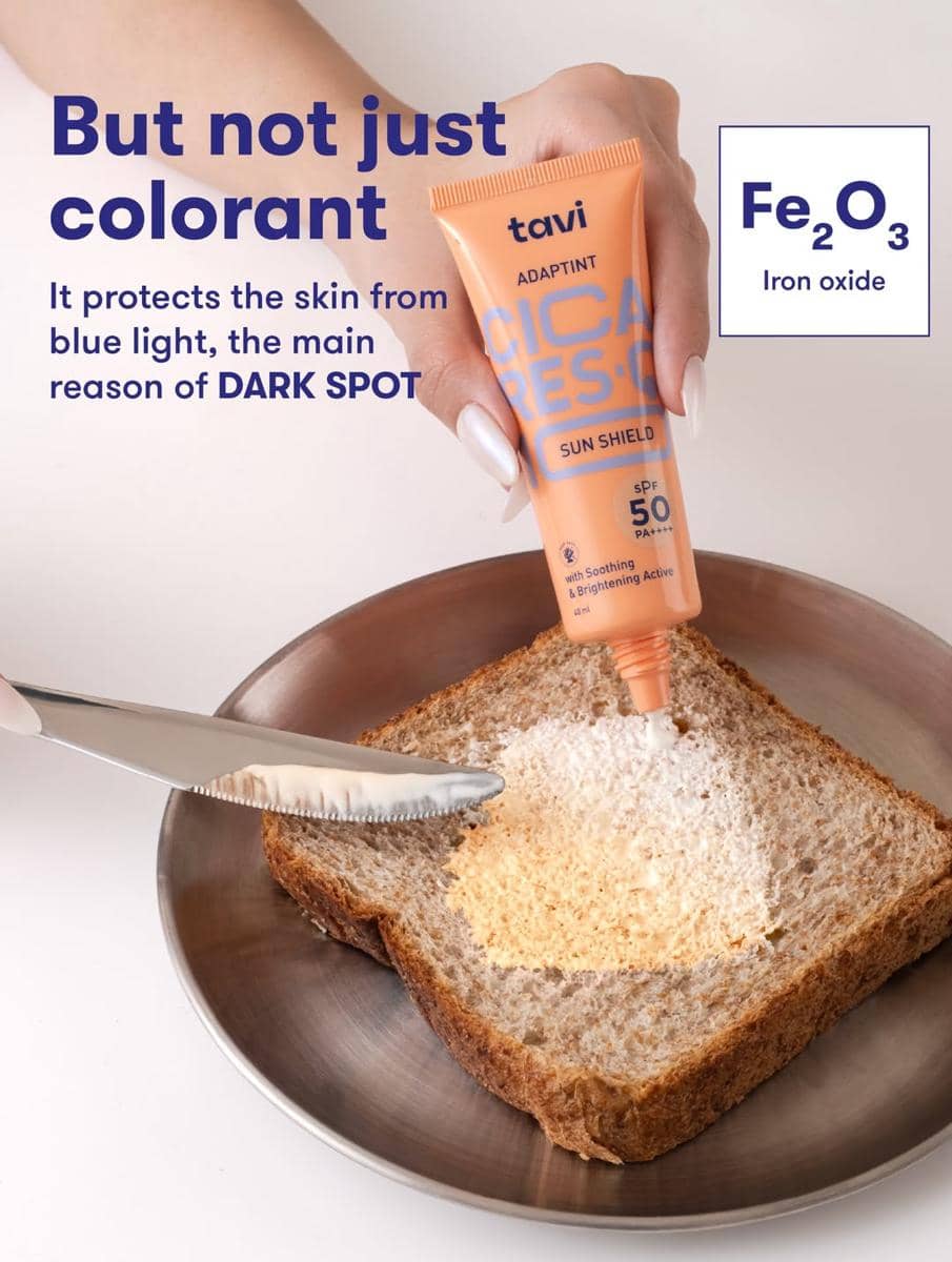 Tavi CICA RES-Q10 AdapTint Sun Shield SPF 50 PA++++
