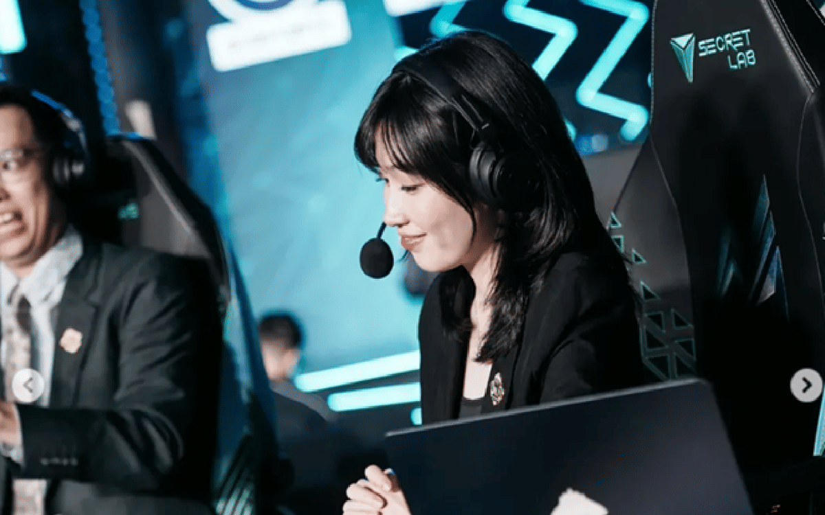 Brigida sebagai caster di M7 World Championship 2025 