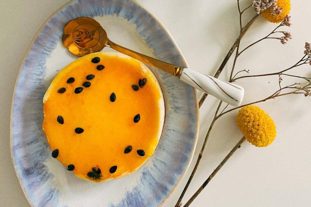 ilustrasi dessert dari markisa 