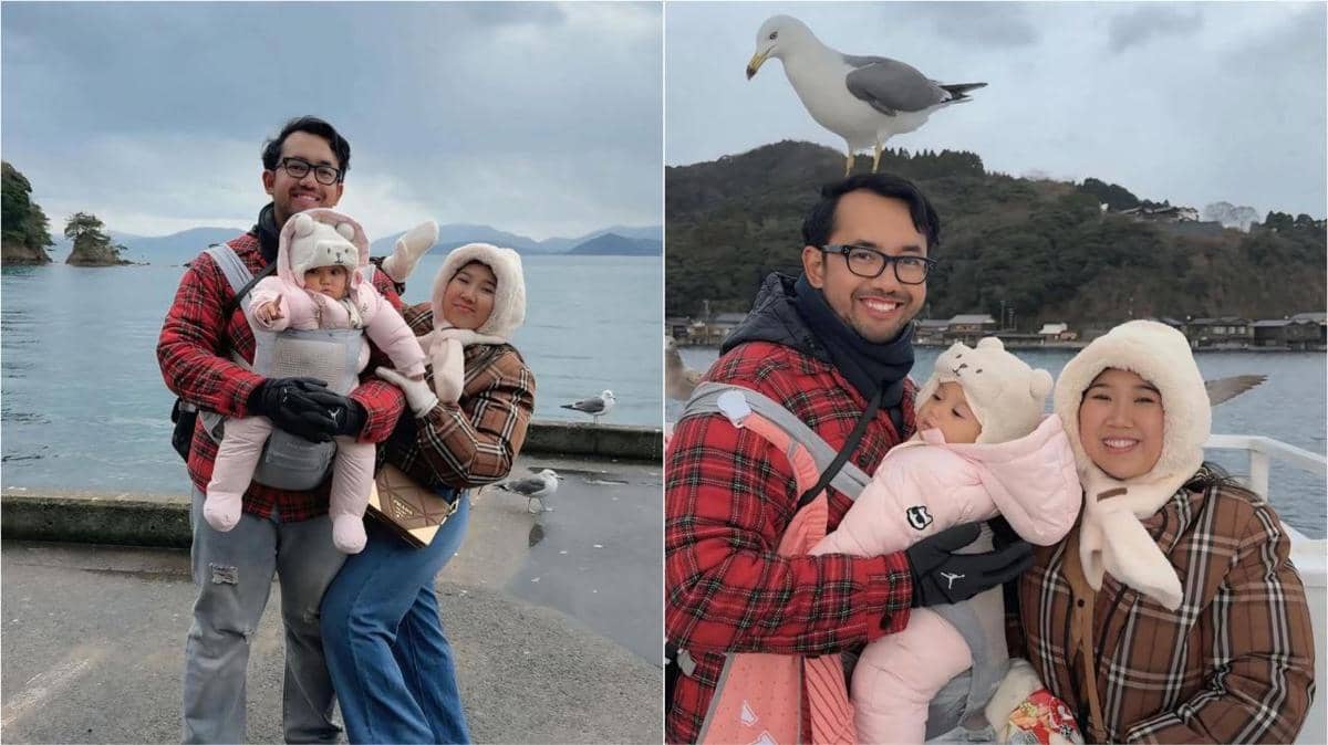 Keluarga Kiky Saputri ke desa nelayan Ine No Funaya