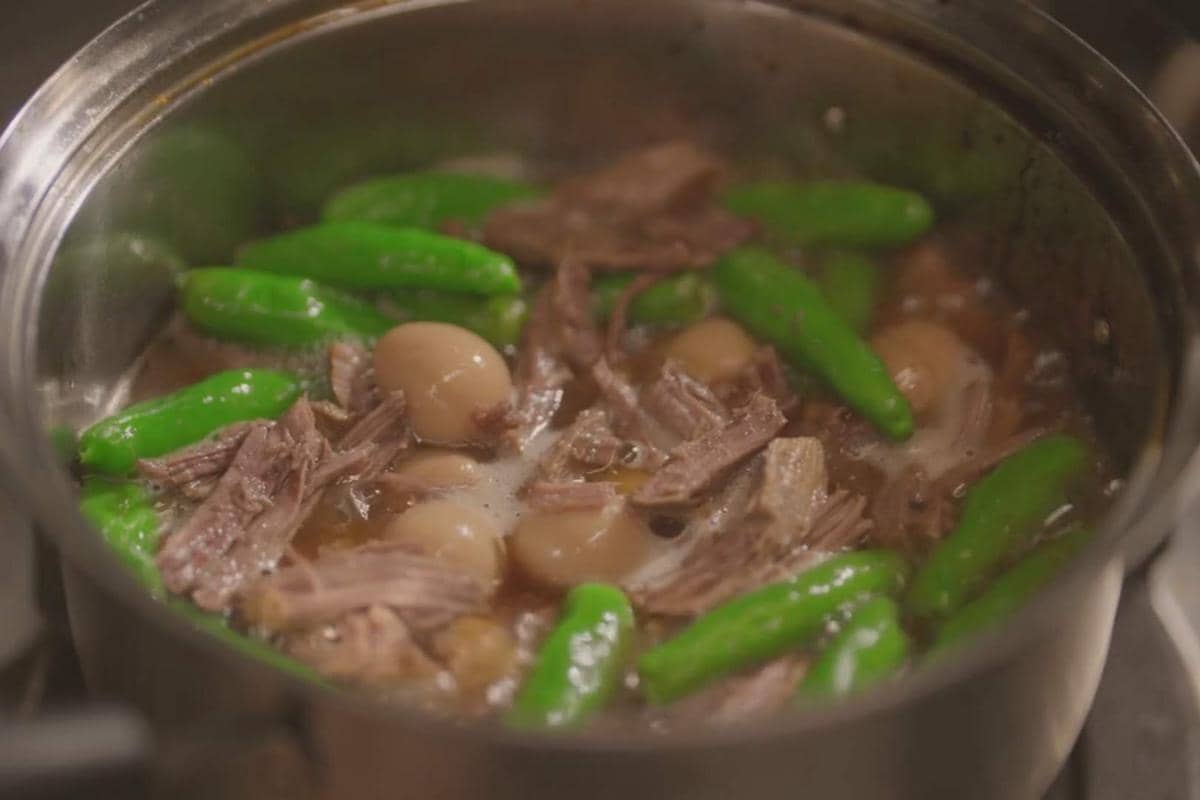 proses memasak jangjorim