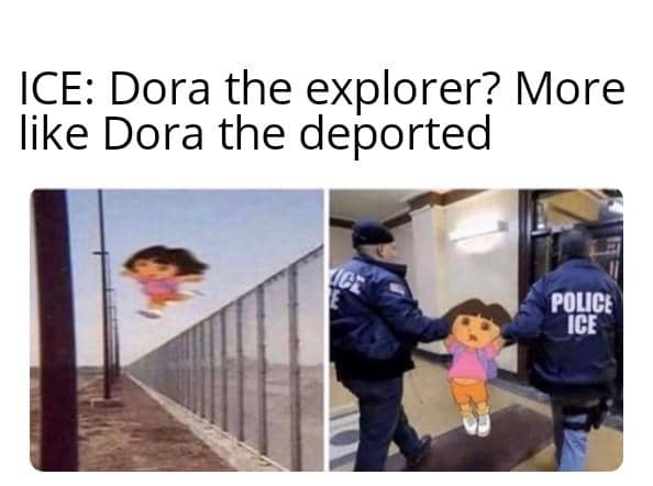 meme ICE usir imigran