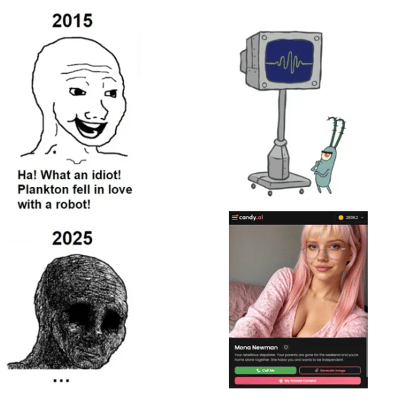 meme Plankton dan Karen