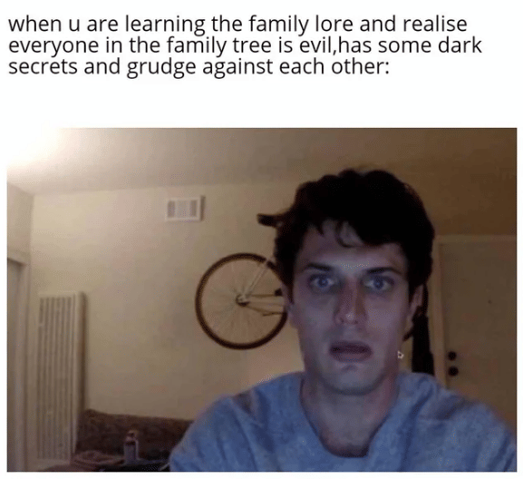 meme rahasia gelap keluarga 