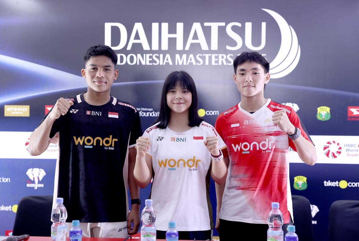 Atlet bulu tangkis Indonesia yang mentas di Indonesia Masters 2026