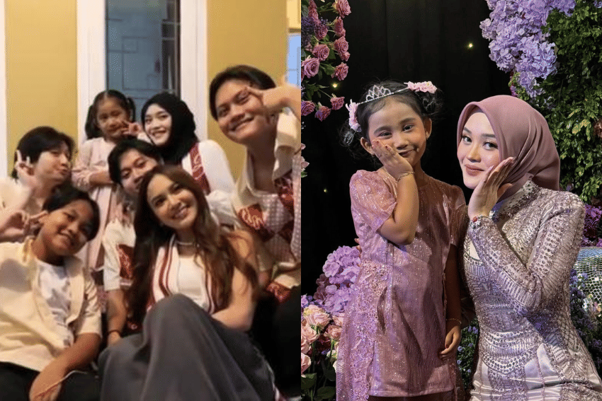 momen kedekatan Putri Delina dan Rizky Febian dengan Bintang
