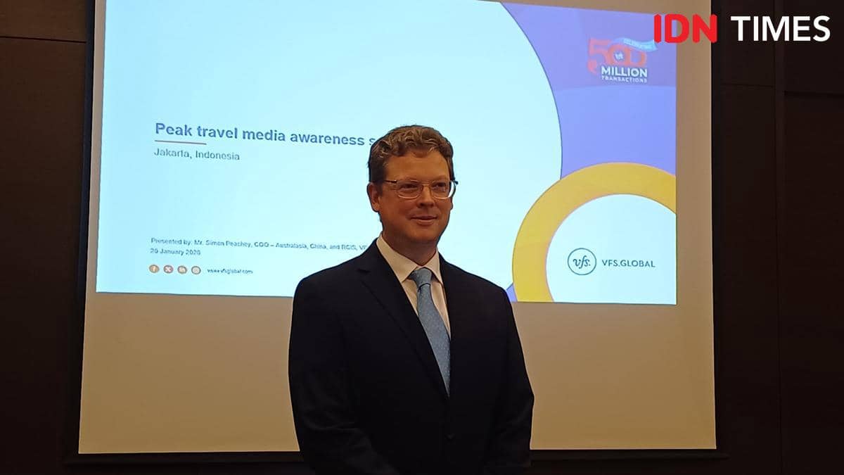 Potret Indonesia Media Briefing VFS Global, Fairmont Senayan, Jakarta Pusat