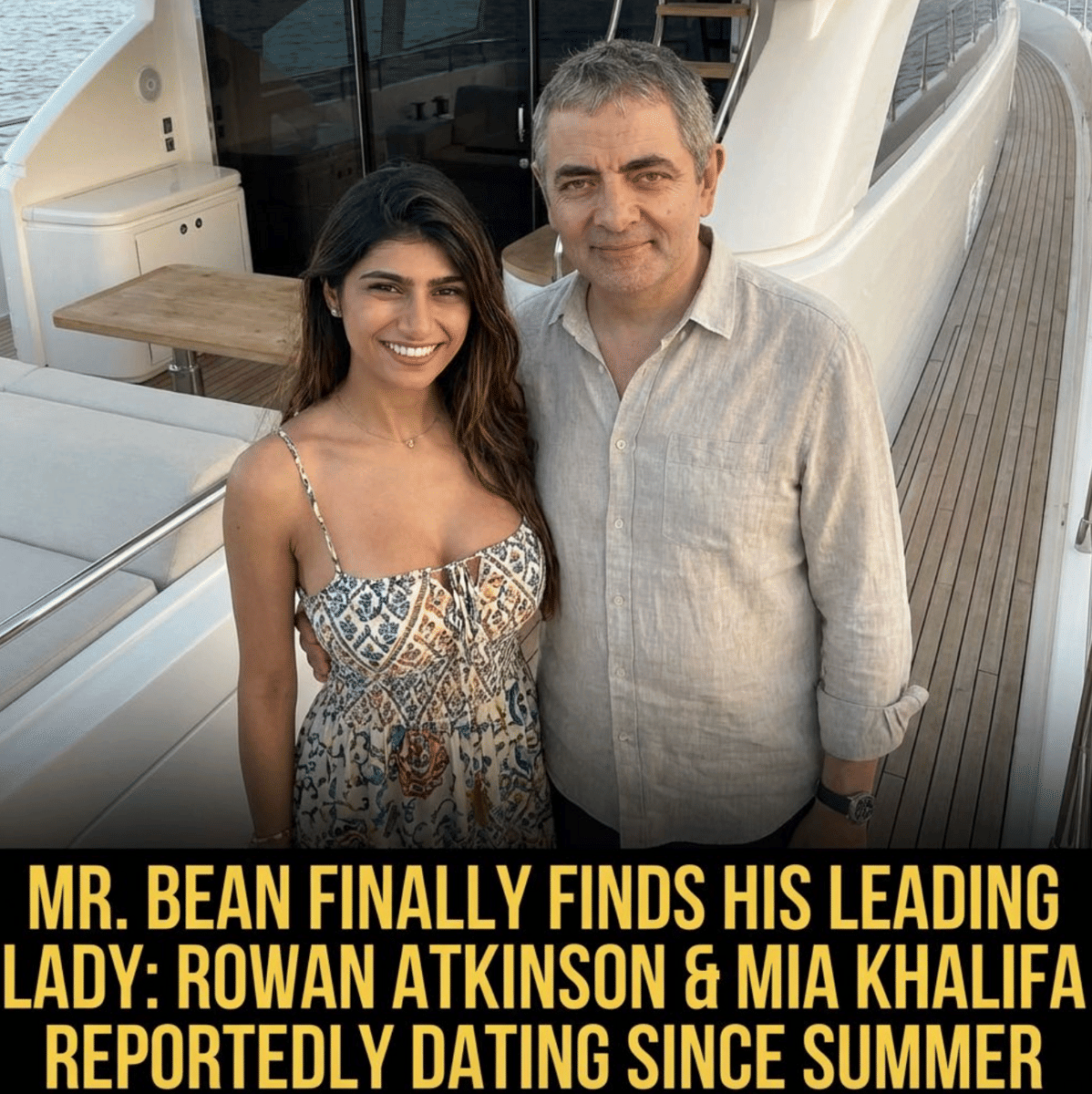 Mia Khalifa dan Rowan Atkinson 