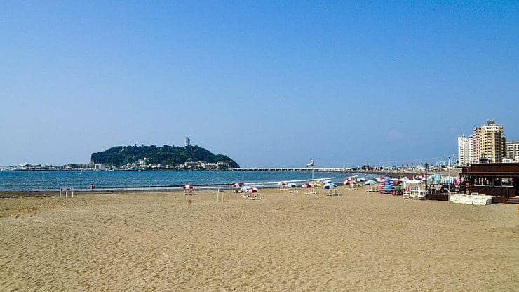 Pulau Enoshima di Kamakura, Jepang