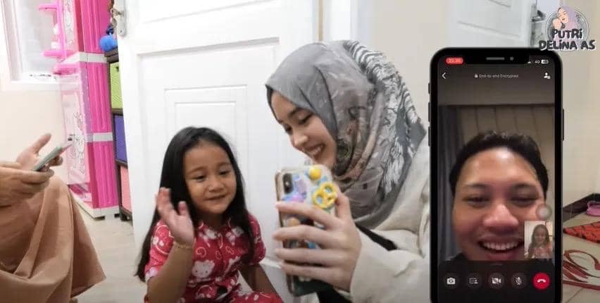 momen kedekatan Putri Delina dan Rizky Febian dengan Bintang