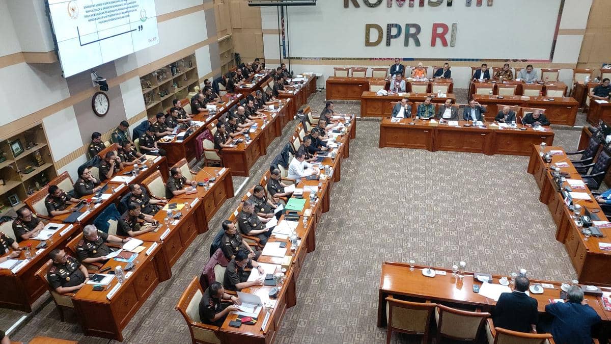 Jaksa Agung ST Burhanuddin rapat kerja bersama Komisi III DPR RI. (IDN Times/Amir Faisol).