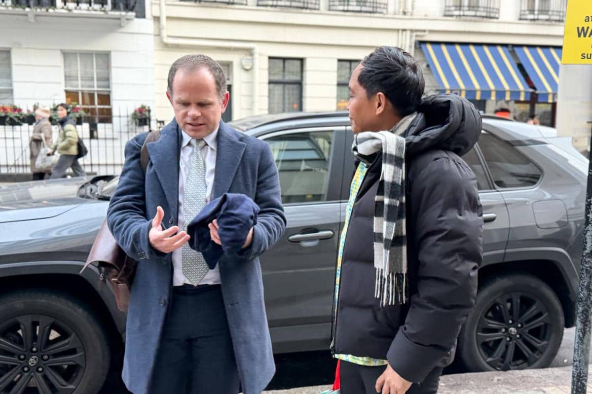 Menteri Kehutanan, Raja Juli Antoni bertemu Direktur Eksekutif The Royal Foundation of The Prince and Princess of Wales, Dr. Tom Clements (dok. Tim Menhut Raja Juli Antoni)