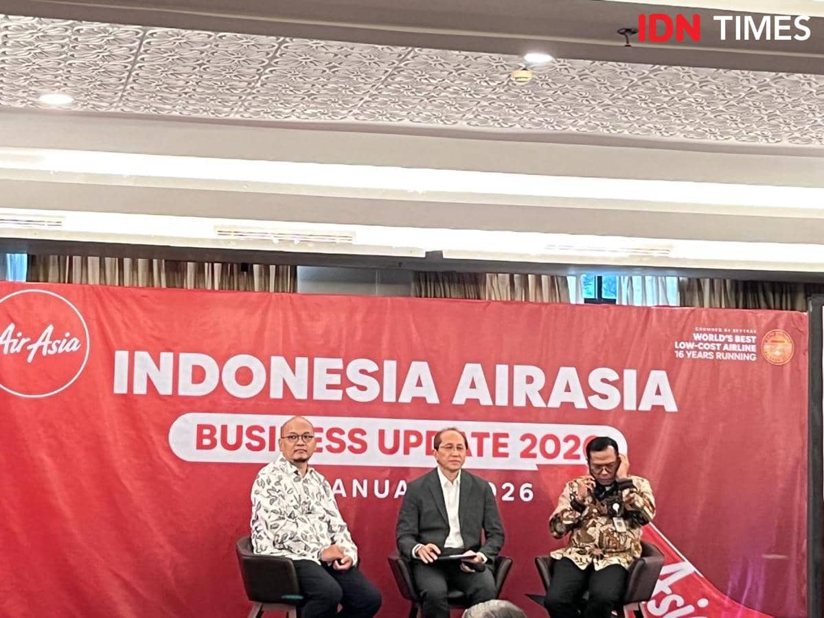 Potret Press Conference Indonesia AirAsia 2026, Artotel Senayan, Jakarta Pusat