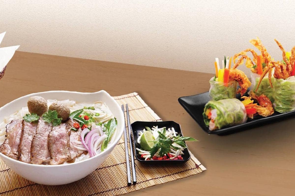 Potret menu di So Pho, Marina Bay Sands, Singapura