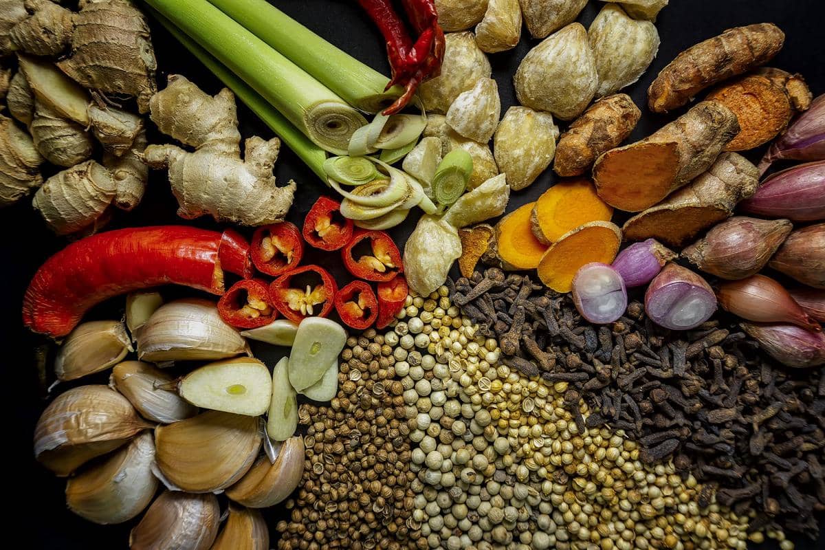 Ilustrasi rempah-rempah