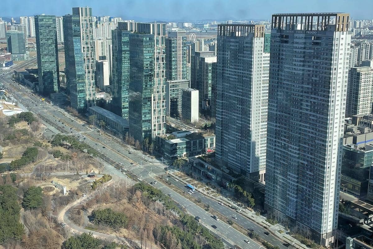 potret Songdo Central Park