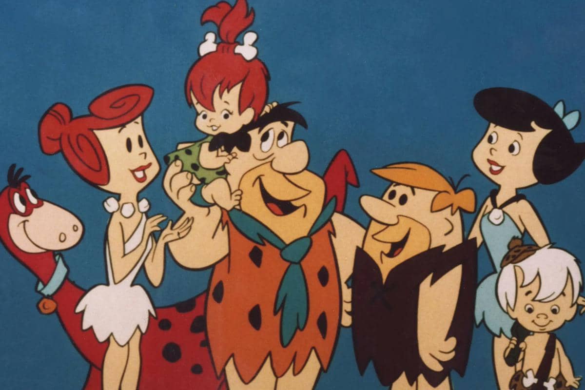 cuplikan adegan dalam serial kartun The Flintstones