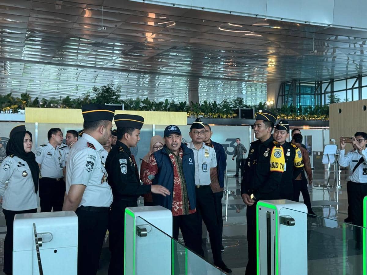 Ombudsman RI mengecek penerapan All Indonesia di Bandara Soetta