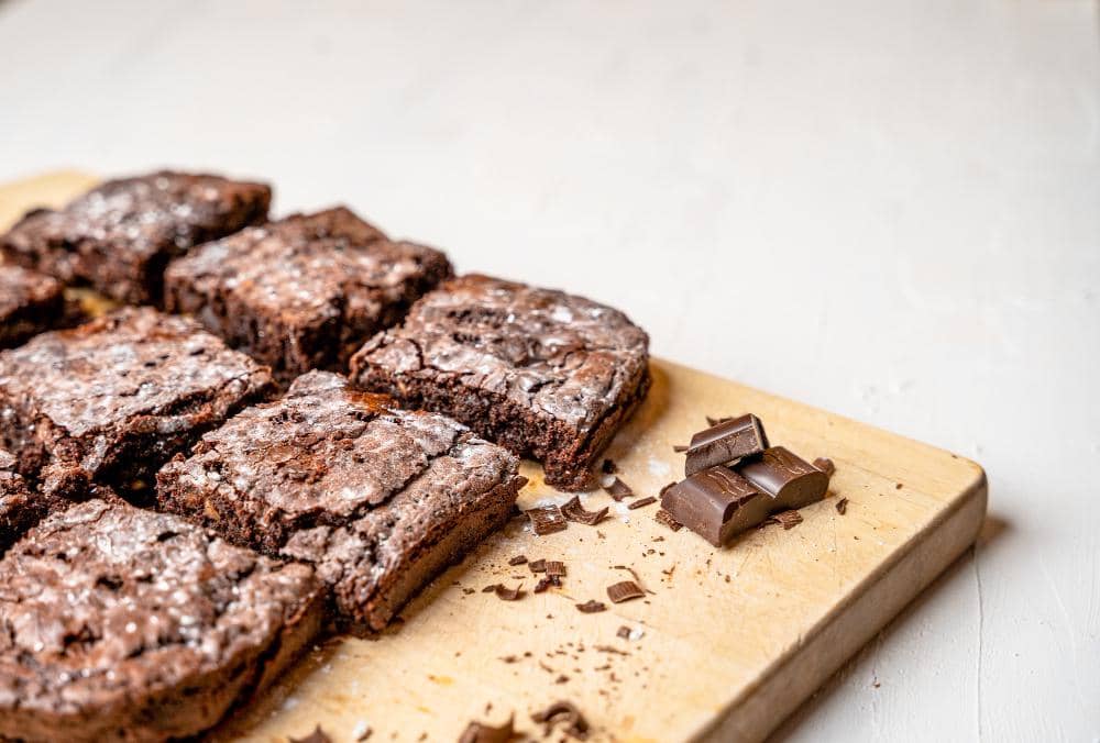 ilustrasi fudgy brownies