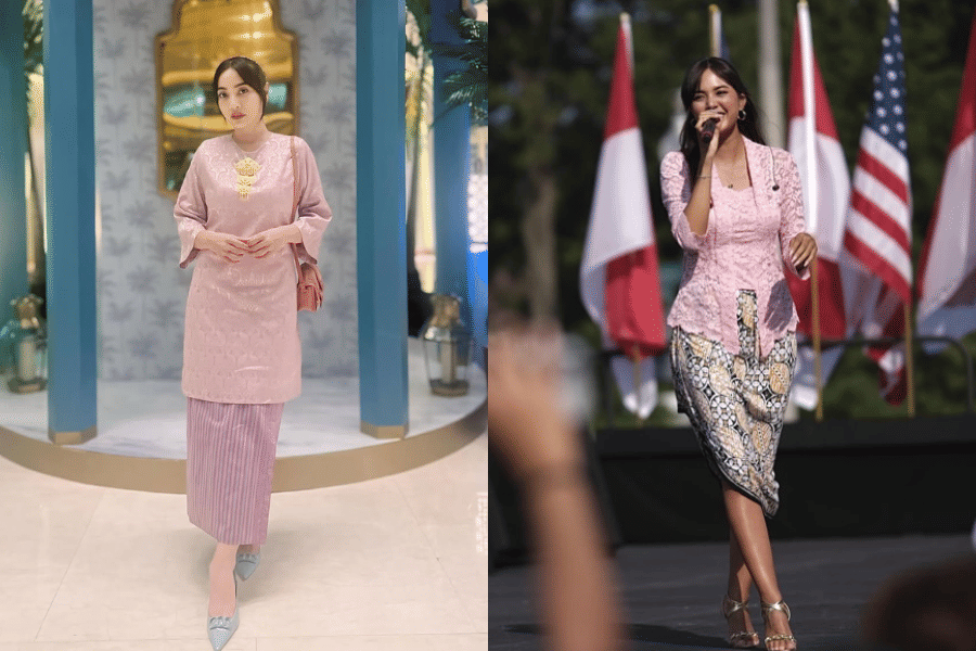 adu gaya Hesti Purwadinata Vs. Aurelie Moeremans 