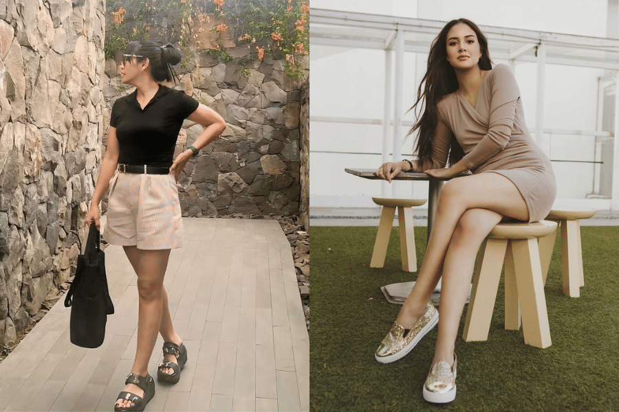 adu gaya Hesti Purwadinata Vs. Aurelie Moeremans