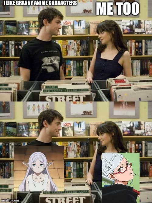 meme anime tentang cewek lebih tua