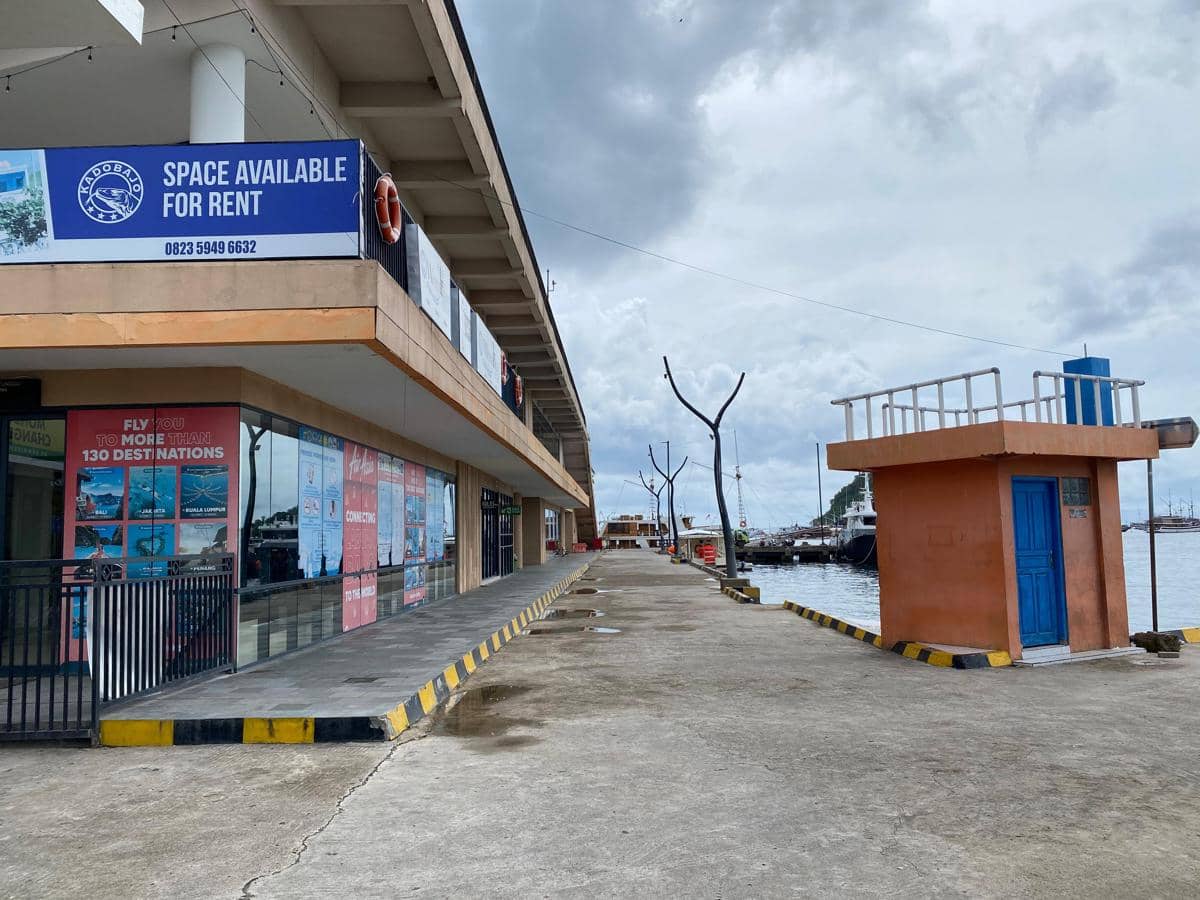 Suasana Pelabuhan Marina Labuan Bajo sepi dari aktivitas wisata. (Dok ASITA NTT)