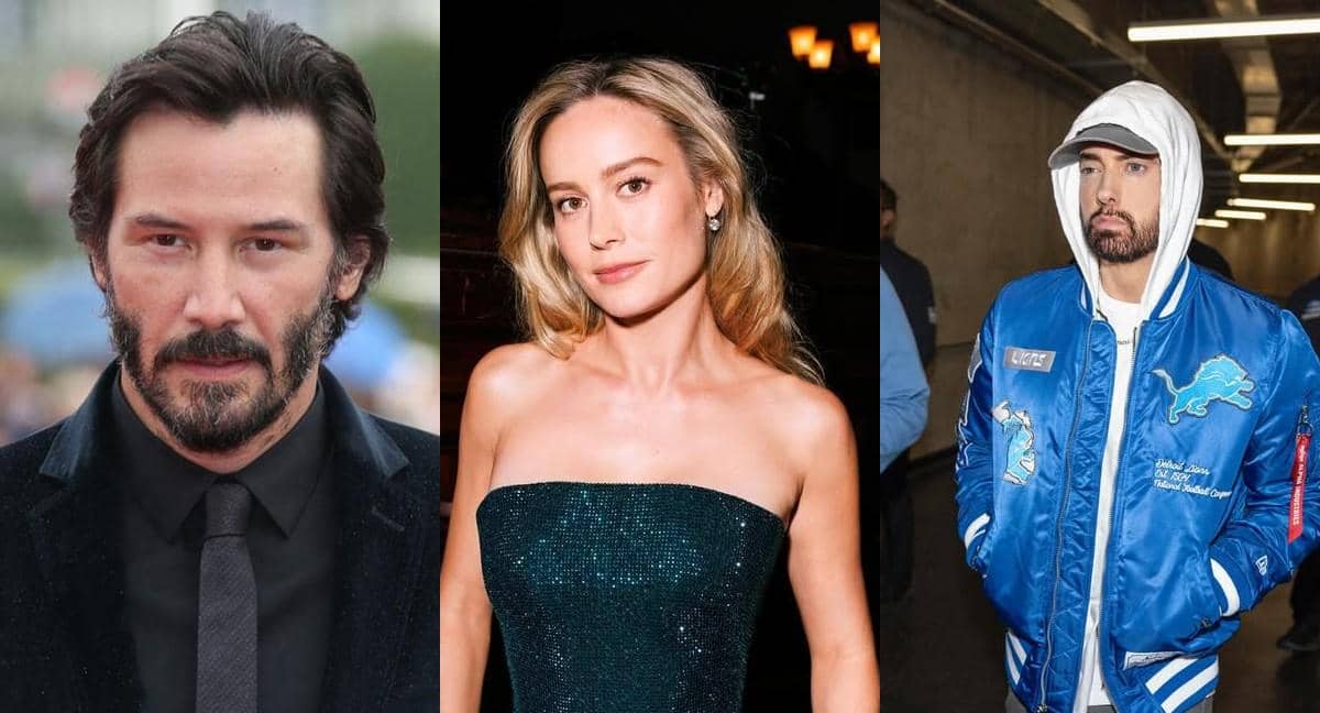 Keanu Revees, Brie Larson, dan Eminem