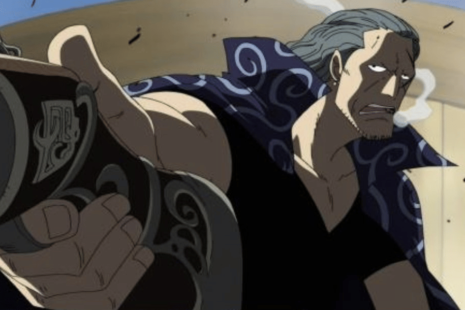 Beckman menodong Kizaru.