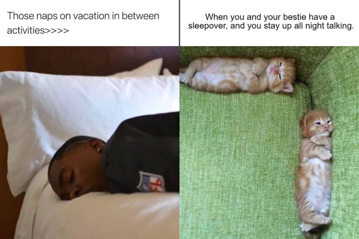 meme momen tidur paling nikmat