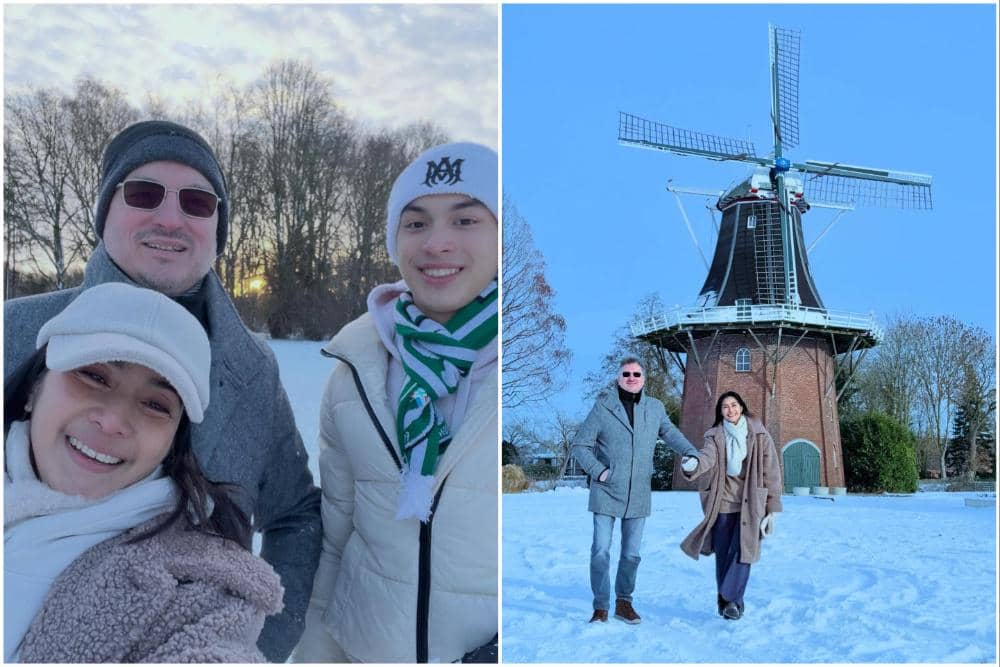 Keluarga Maudy Koesnaedi liburan di Belanda