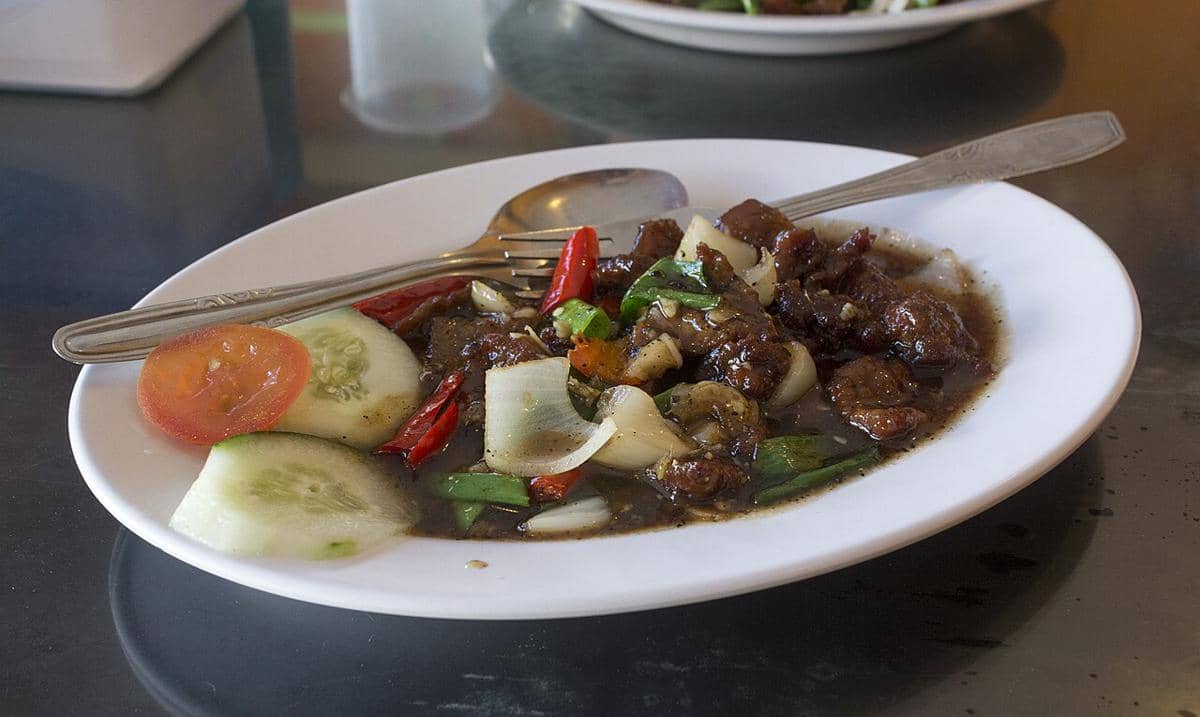 daging sapi lada hitam