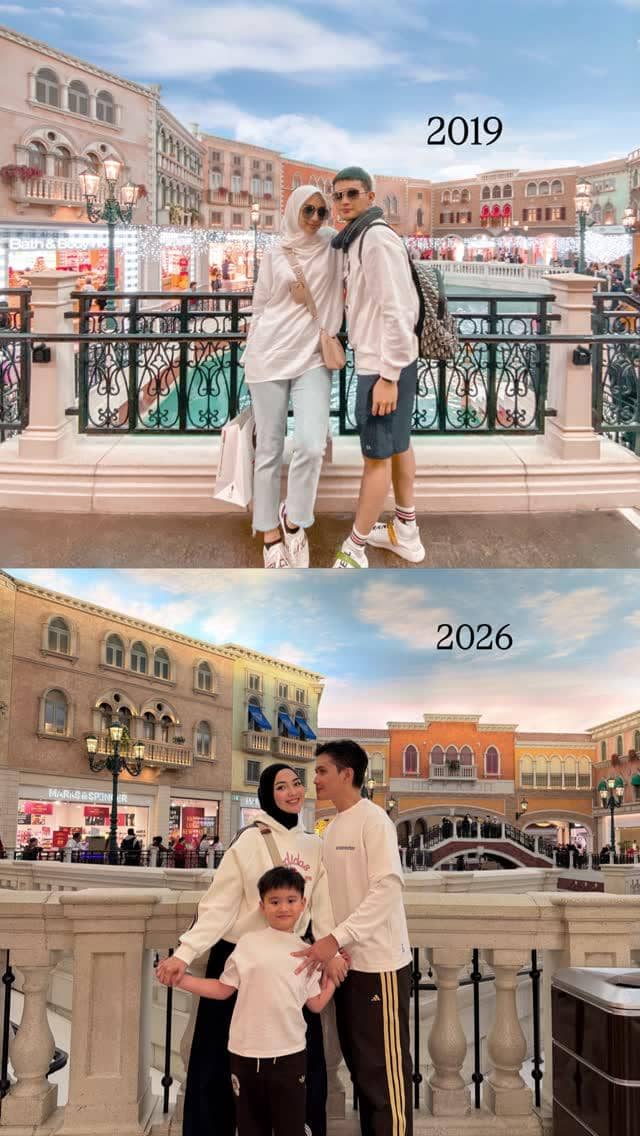 Keluarga Citra Kirana jalan-jalan di Macau.