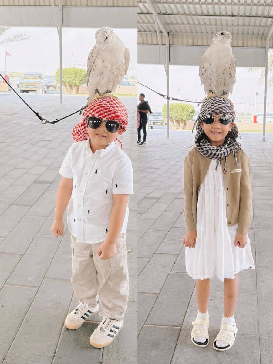 Keluarga Momo Eks Geisha Safari Desert di Dubai