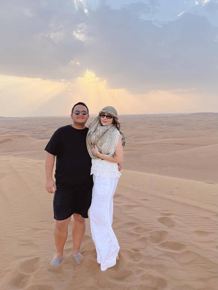 Keluarga Momo Eks Geisha Safari Desert di Dubai