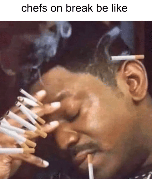 meme merokok karena stres