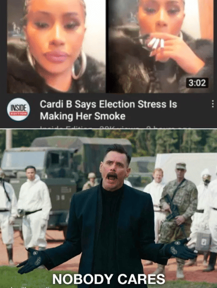 meme merokok karena stres