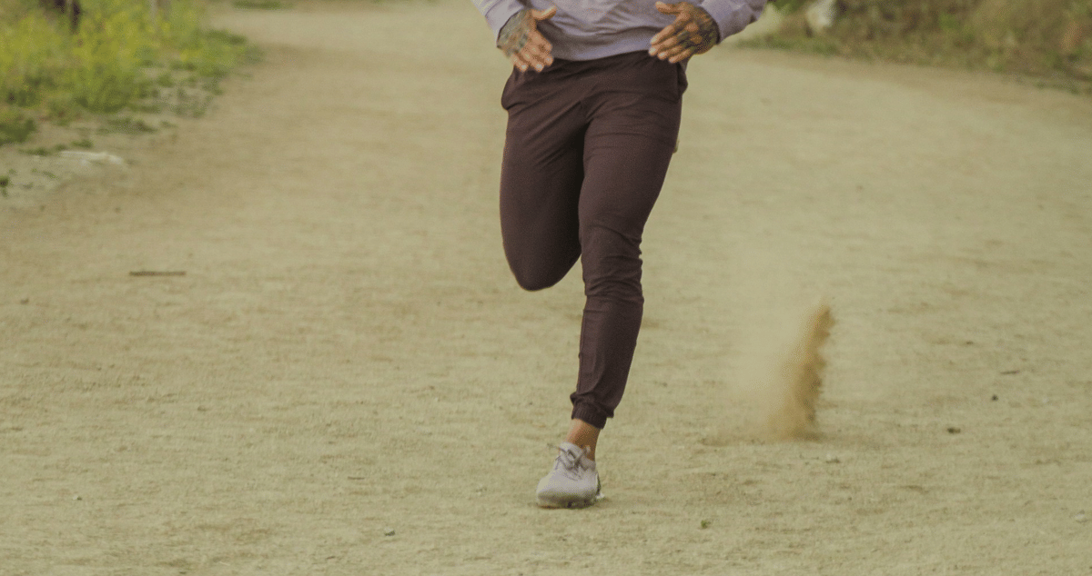 Ilustrasi celana berbahan spandex