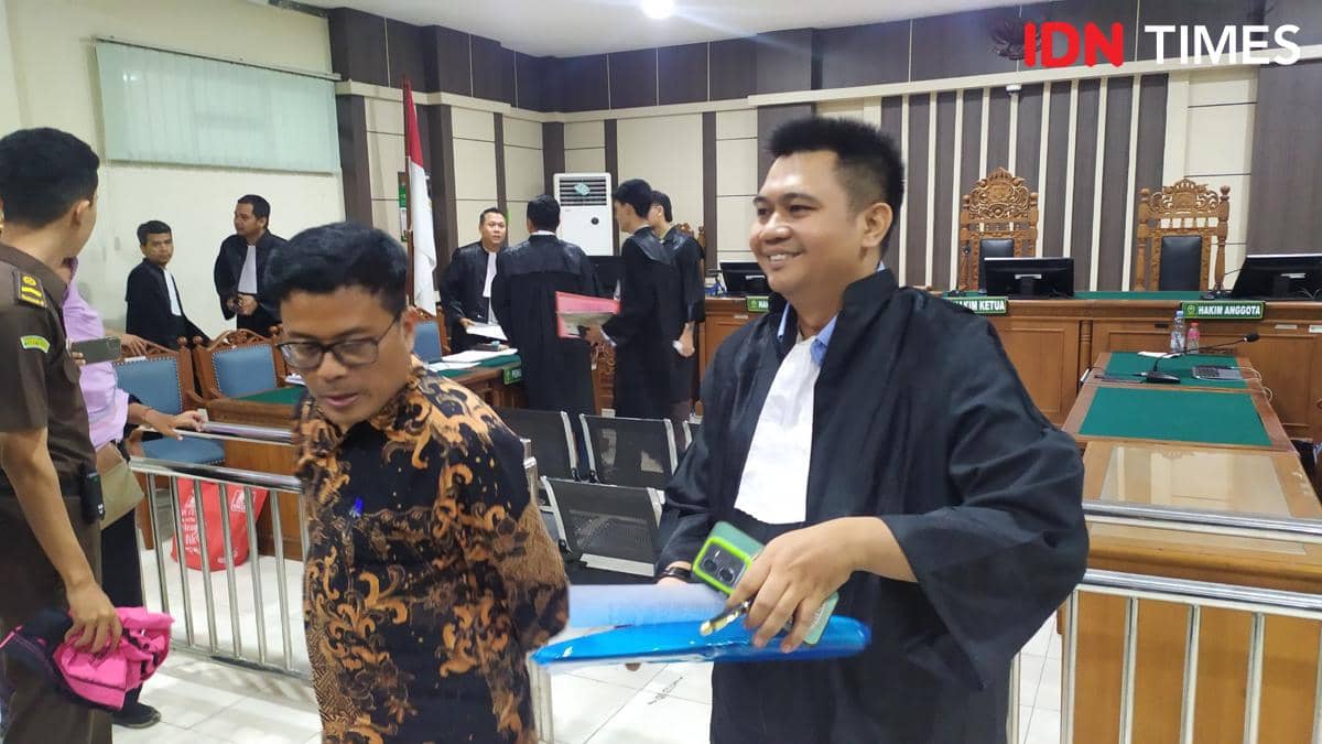 Terdakwa kredit macet Sritex Babay Farid Wazdi. (IDN Times/Fariz Fardianto) 