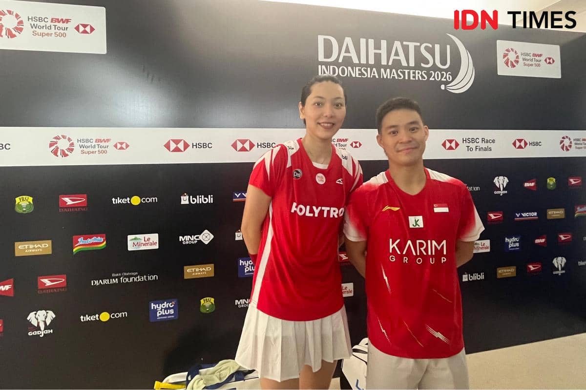Hee Yong Kai Terry/Gloria Emanuelle Widjaja mengunci kemenangan perdana dalam debut di Indonesia Masters 2026