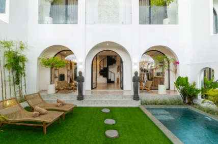 Potret sebuah vila di Pererenan, Badung, Bali