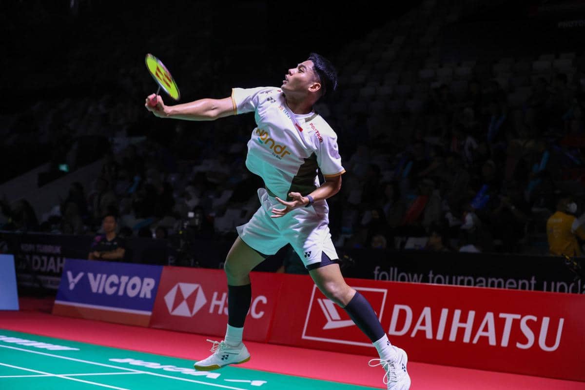 Ubed saat tampil di Indonesia Masters 2026