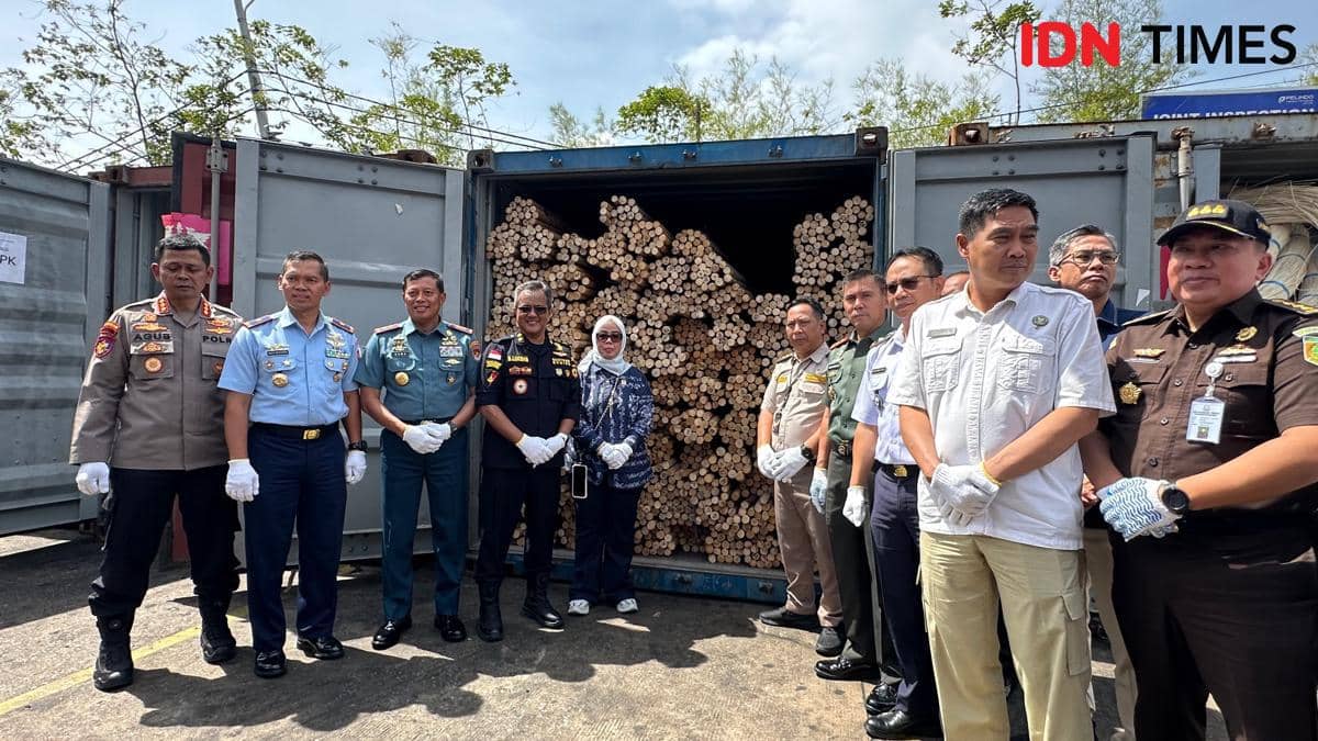 Rotan sebanyak 58 ton ilegal bakal dikirim ke Tiongkok.