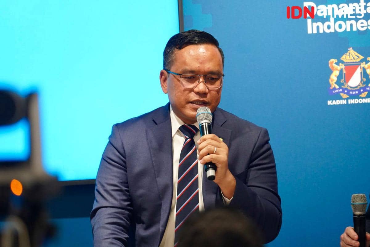 CEO PT Pertamina (Persero), Simon Aloysius Mantiri, pada salah satu sesi di Paviliun Indonesia Davos, Swis