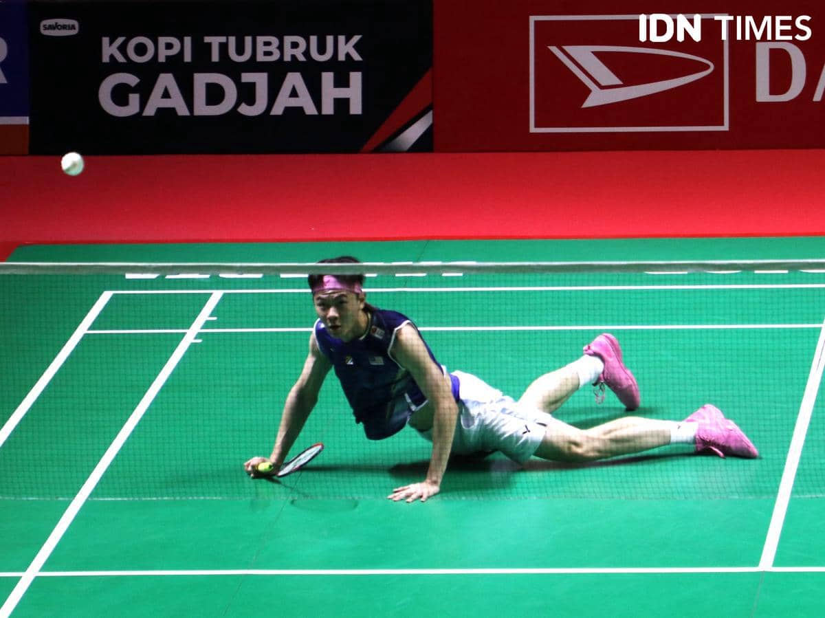 Lee Zii Jia memetik kemenangan di 32 besar Indonesia Masters 2026
