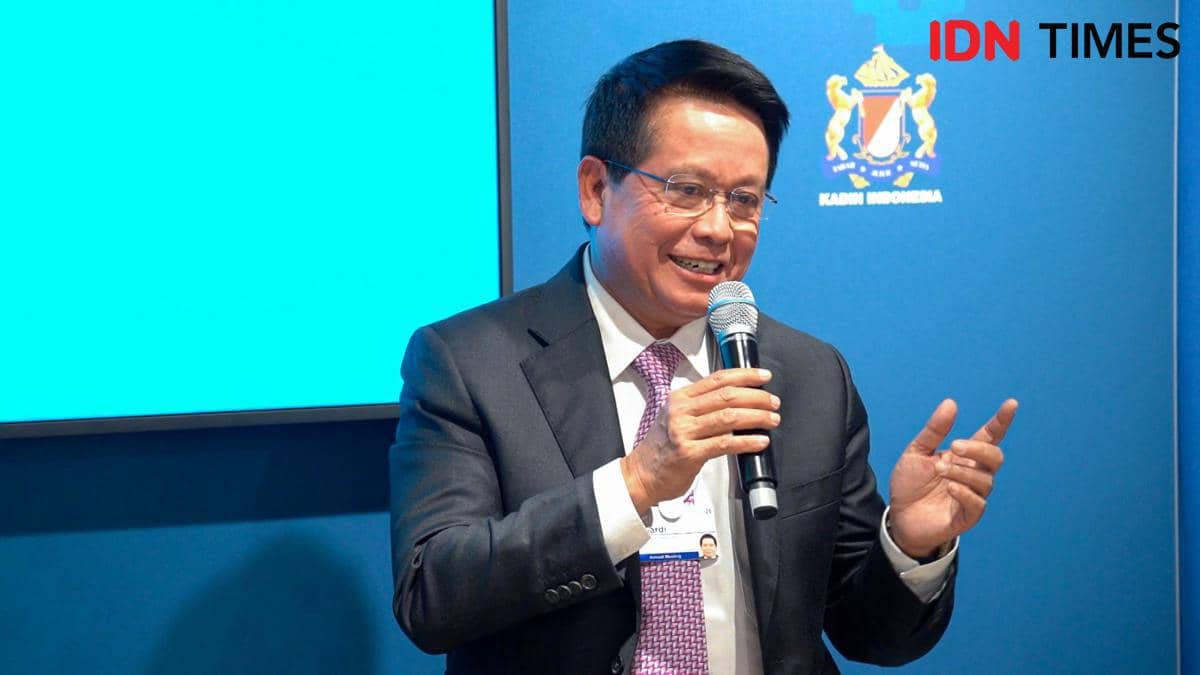 Group CEO, PT Bank Rakyat Indonesia​ (Persero) Tbk, Hery Gunardi, dalam salah satu sesi di Paviliun Indonesia, Davos, Swis