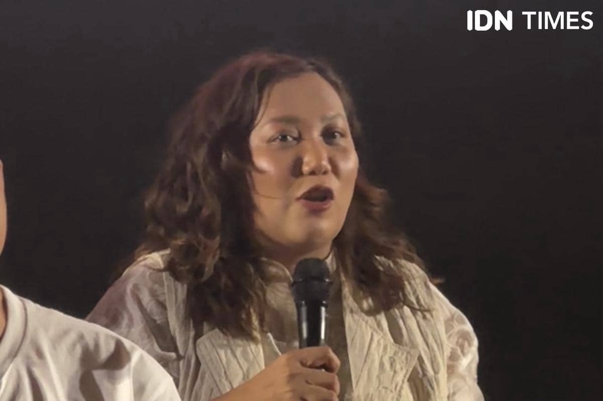 momen konferensi pers Esok Tanpa Ibu